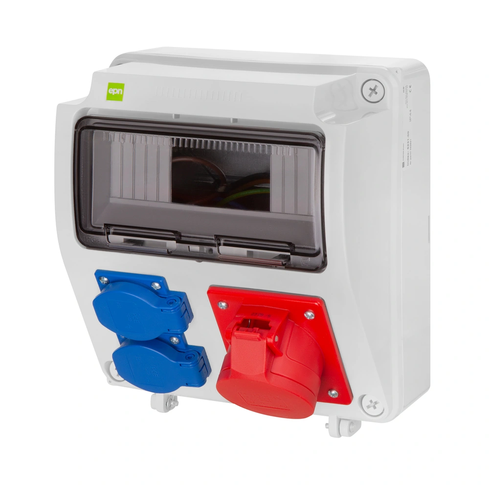 Rozdzielnia RS 9-mod. 2x2P+Z, 3P+N+Z 32A