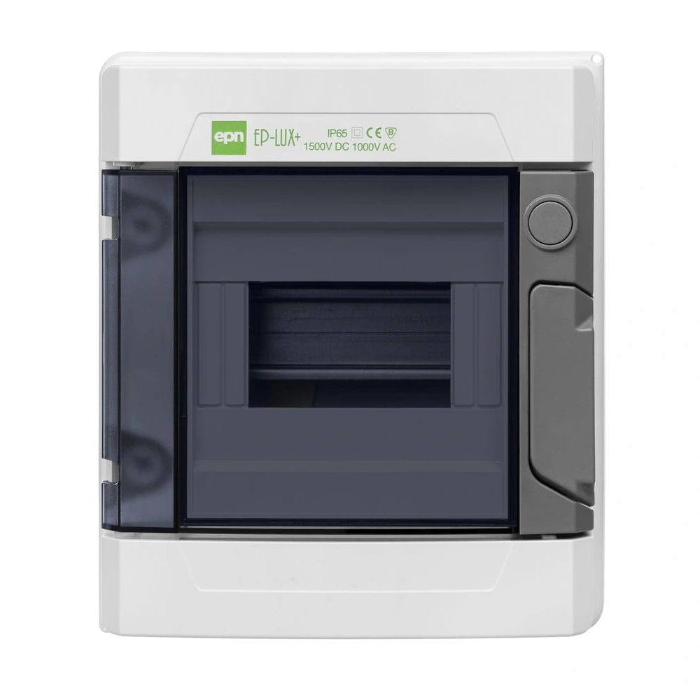 EP-LUX PLUS rozdzielnica 1x6 PE+N natynkowa PV 1500V DC 1000V AC IP65 - kolor dymny