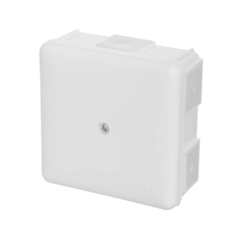 puszka N/T 86x86x39 5x2,5mm2 6 wył. pusta IP55 biała 1 śrubka [20szt]