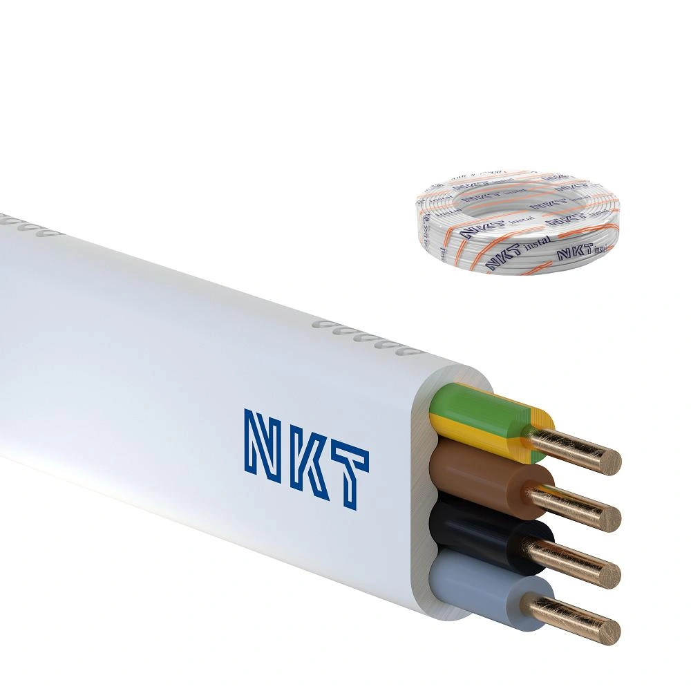 YDYp żo 750V 4x1,5mm [krążek x100] przewód [paleta 5,4km]