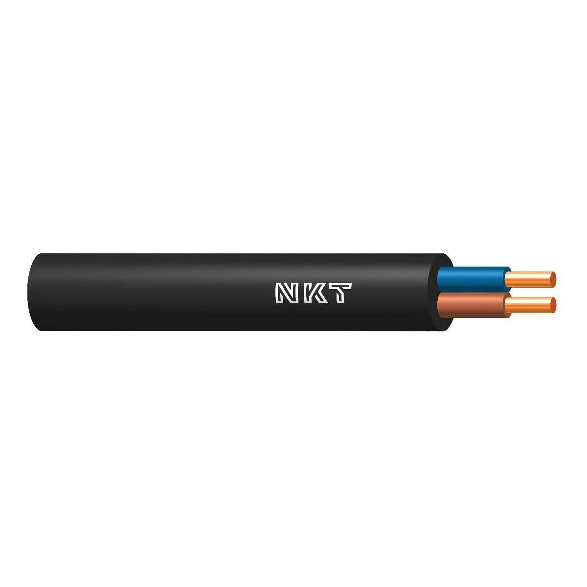 YKY 0.6/1 kV 2x2,5 Kabel elektroenergetyczny z żyłą miedzianą i izolacją PVC