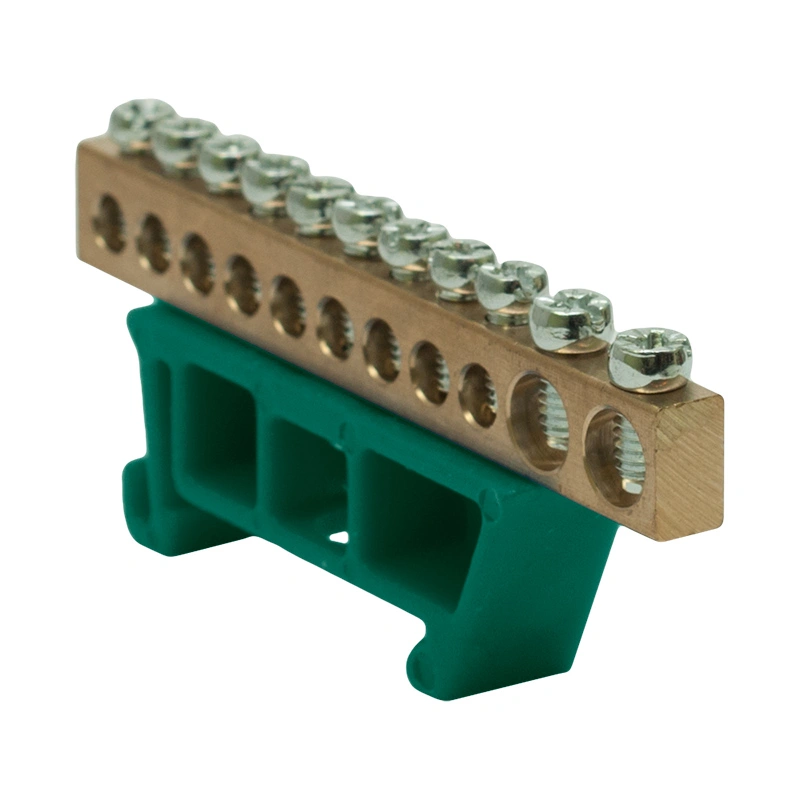 Listwa zaciskowa TH 35-11/25Z zielona