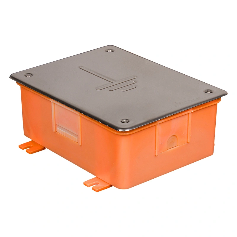 puszka do złącza odgromowego - PZO INOX pomarańczowy/inox