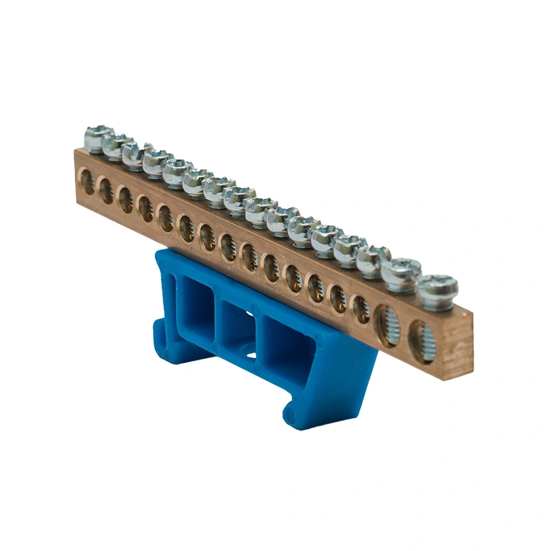 Listwa zerowa TH35-16/25 niebieska