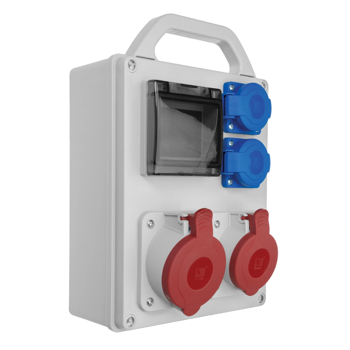 Rozdzielnica R-BOX 240 4S: 1x32A/5P, 1x16A/5P, 2x250V, 400V, IP44