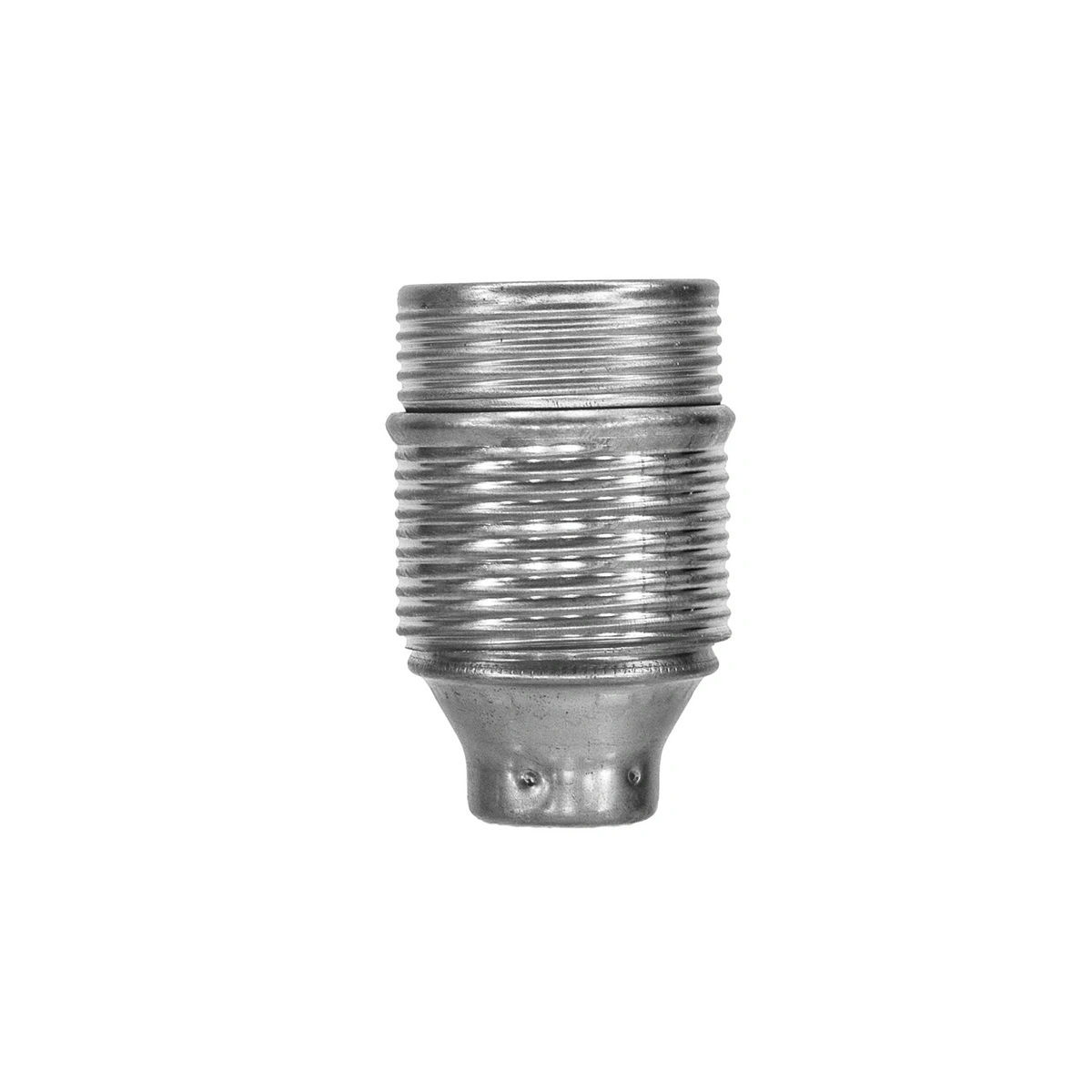 Oprawka metalowa E27, 4A, 250V, srebrna