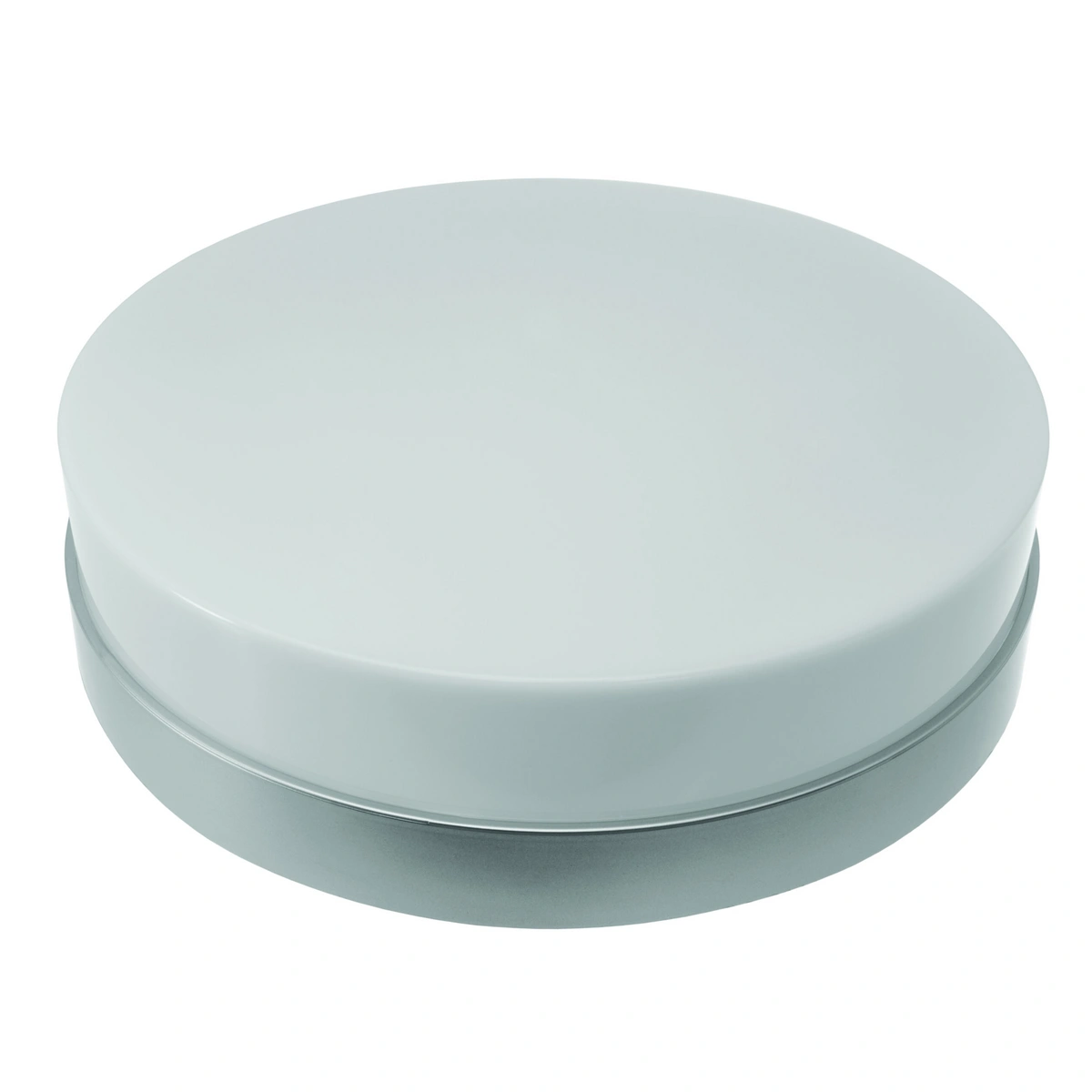 oprawa AFRODYTA, 2xE27, 2x25W, klosz mleczny, podstawa srebrna, odporna na UV, 230V, IK10, IP44