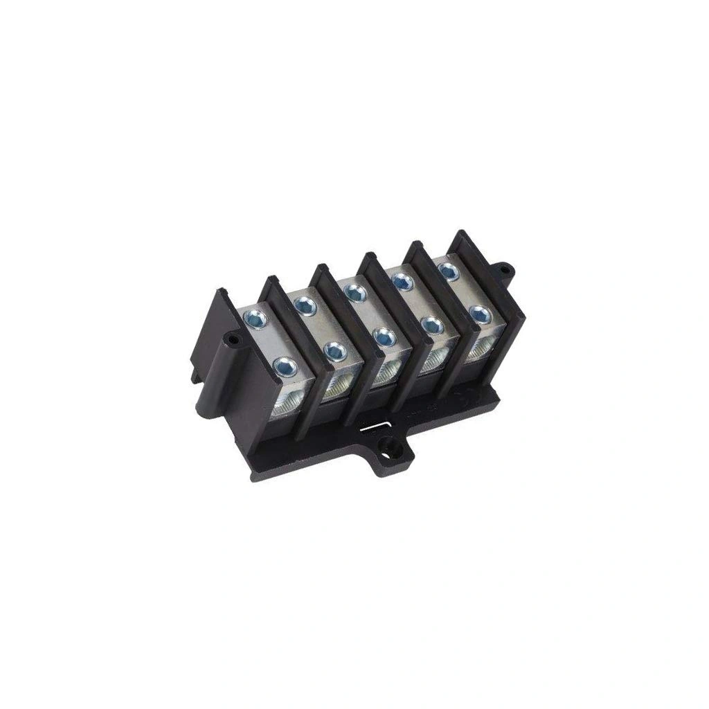 Listwa zaciskowa LZ, 5x35mm2, 125A, 450V, na szynę TH35, czarna