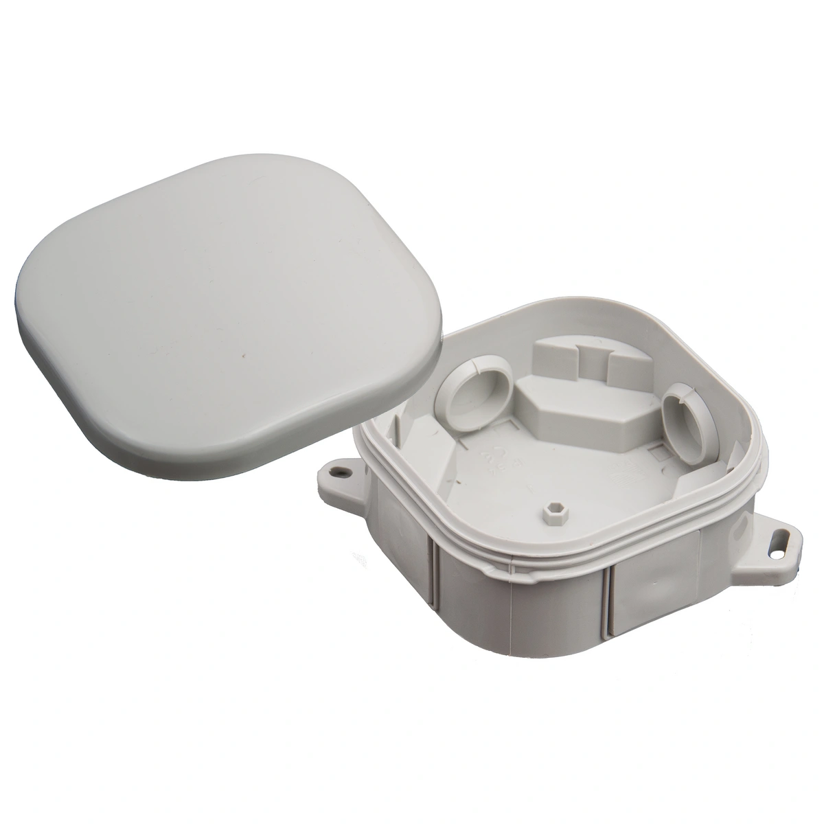 puszka PH 92x92 klik - bez zacisków, IP54, szary [10]