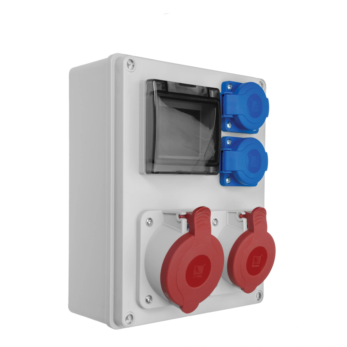 Rozdzielnia R-BOX 240R/1x16/5 1x32/5 2x250 4-mod puste okno