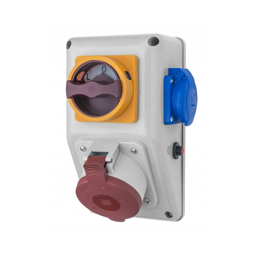 Rozdzielnica R-BOX KOMPAKT: 1x32A/5P, 1x250V, 1xL/P 40A, 400V, IP44, 1x termik