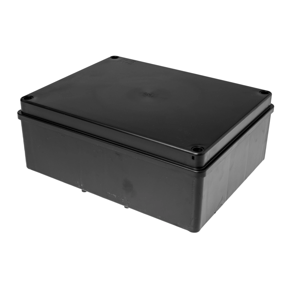 puszka hermetyczna S-BOX 190x140x70, bez dławików, czarna, bezhalogenowa, odporna na UV, IP65