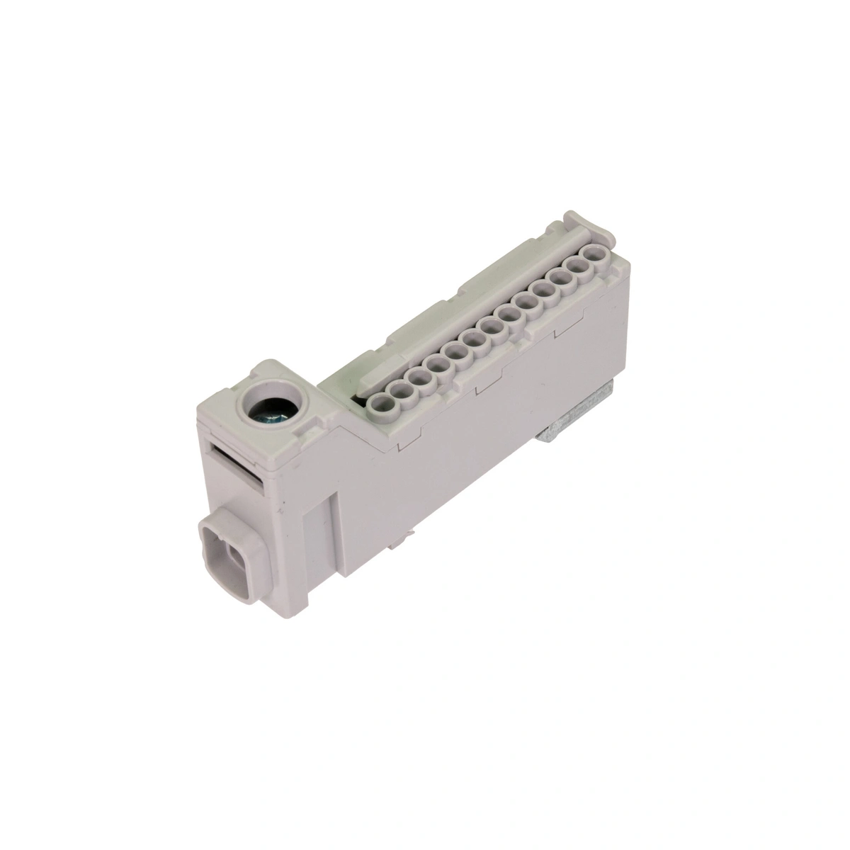 Listwa zaciskowa bezgwintowa LZB, 1x2,5-25mm2 / 13x1,5-2,5mm2, 63A, 1kV, szara