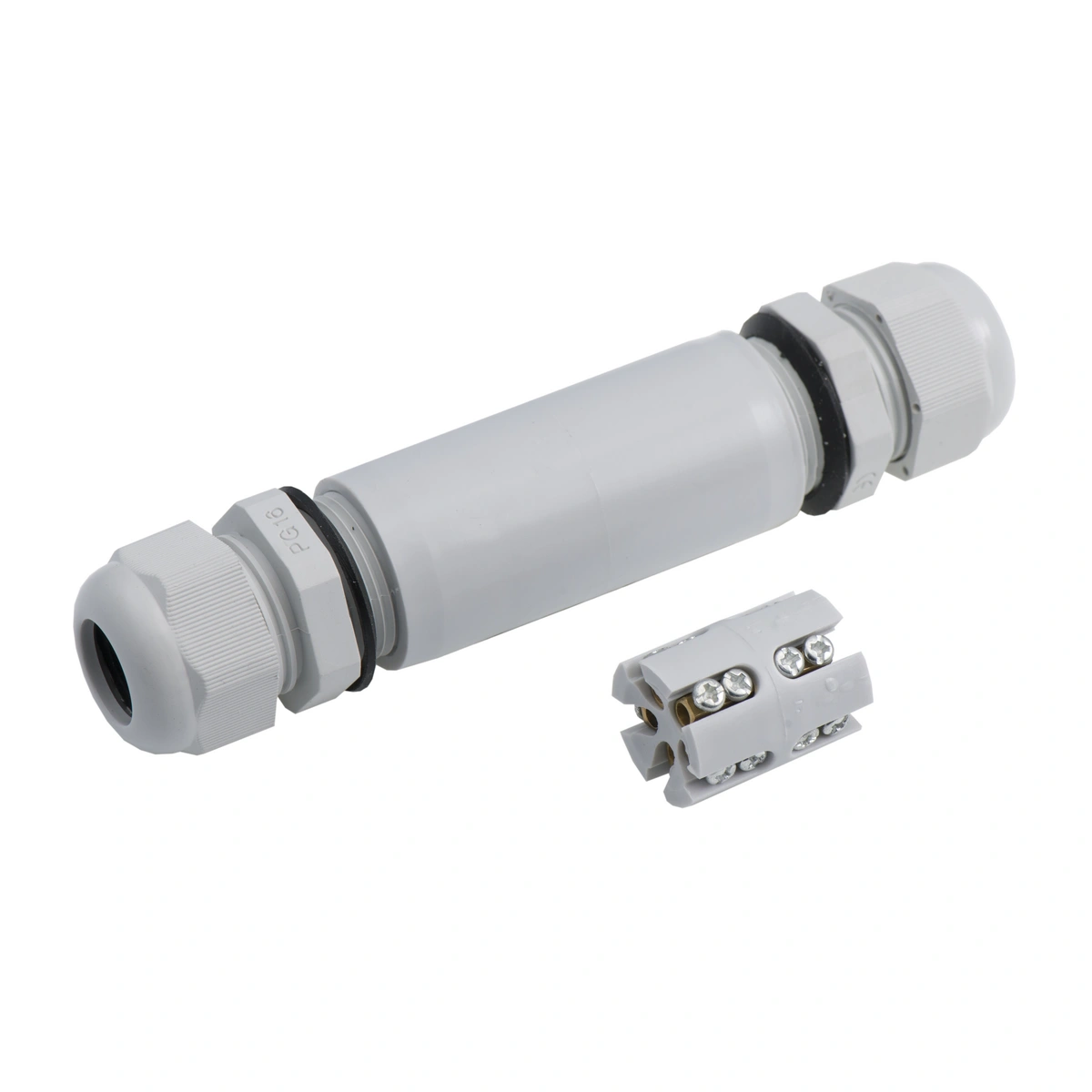 Złącze kablowe PG16, 5x2,5mm2, 16A, 400V, szare, IP67