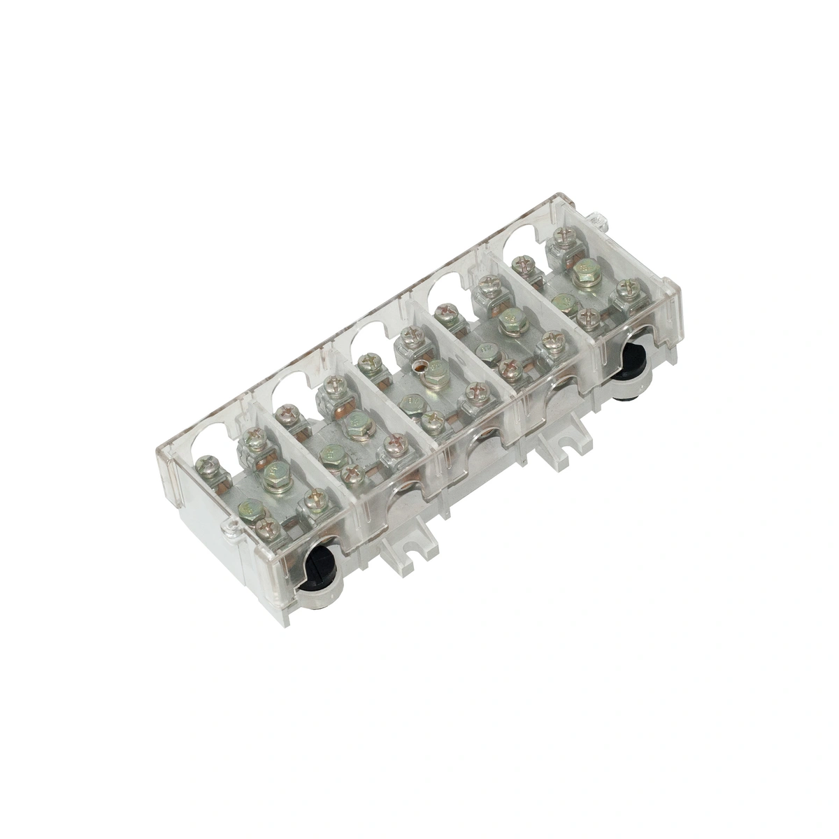 Listwa zaciskowa LG z osłoną, 5x16-25mm2, 101A, 500V, przeźroczysta
