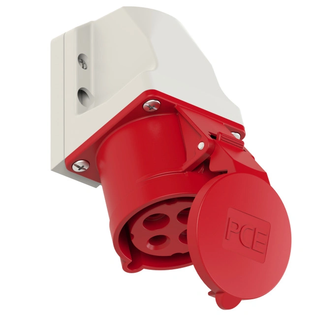 gniazdo 32A 3P+Z IP44 380V stałe izol PCE