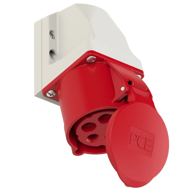 gniazdo 32A 3P+Z+N IP44 380V stałe i. PCE [10]