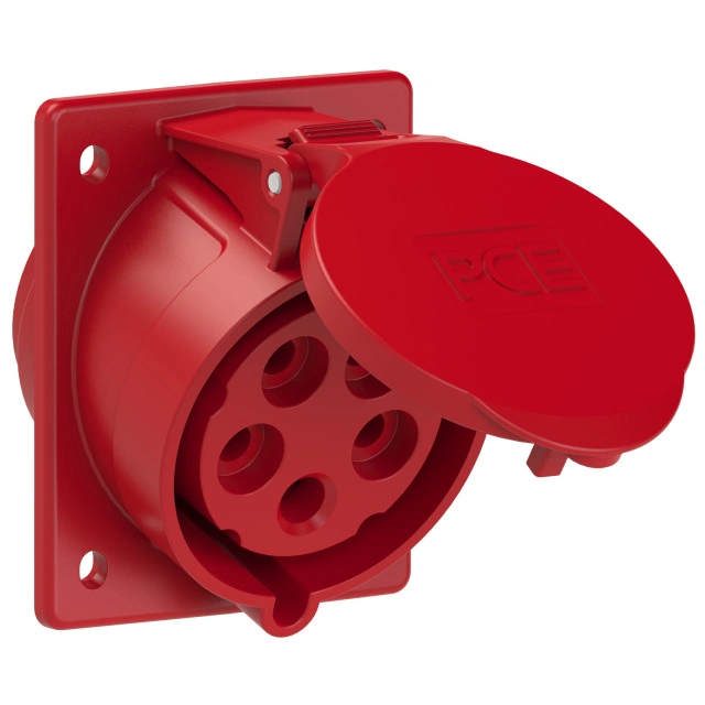 Gniazdo tablicowe skośne TWIST 32A 400V 3P+Z+N 87x97mm