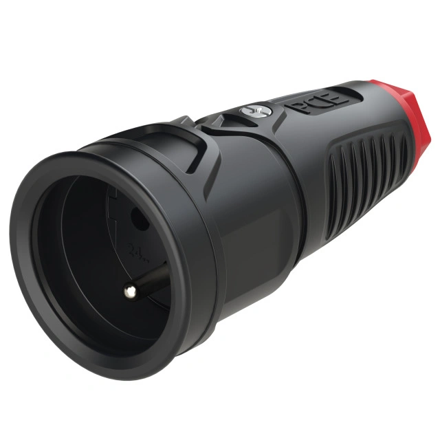 gniazdo gumowe przenośne 2P+Z 16A 2P+Z 230V IP20 PCE