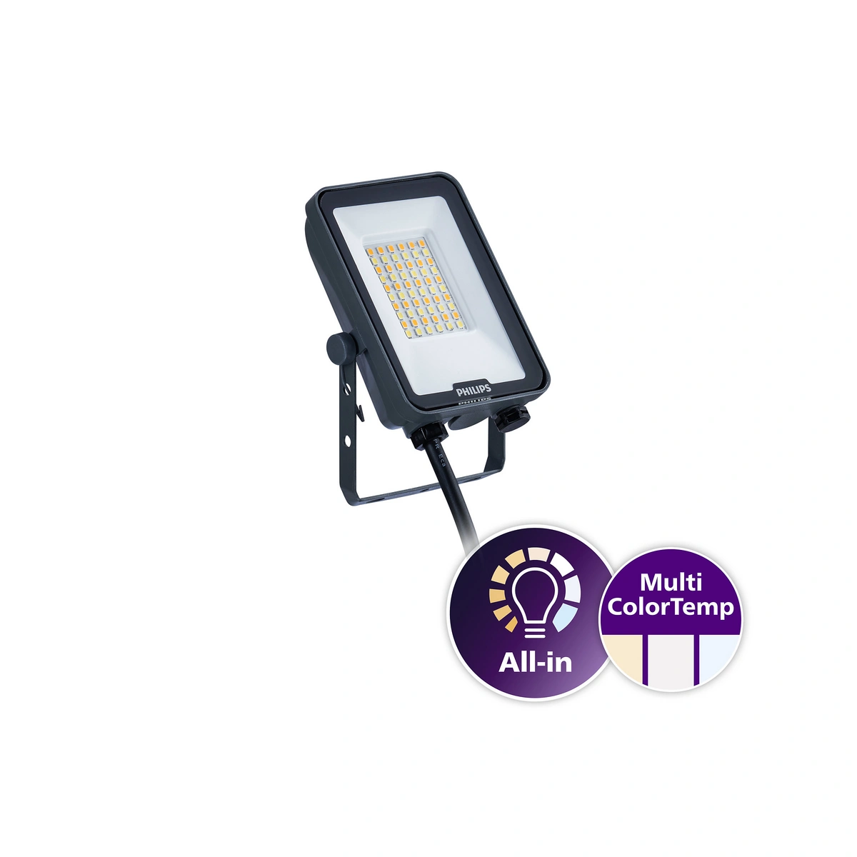 Naświetlacz Philips Ledinaire BVP167 30W 3300; 3600lm all-in 3000; 4000; 6500K LED36/830_40_65 DOB 30W SWB 5 lat gwar