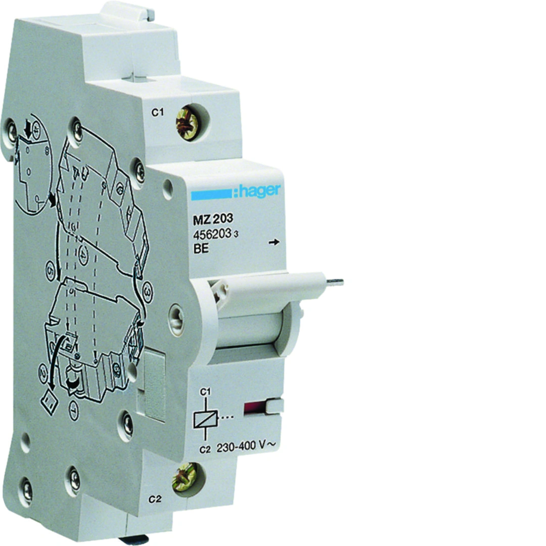 Wyzwalacz wzrostowy do MCB, RCCB, RCBO 110-130VDC / 230-415VAC [1]