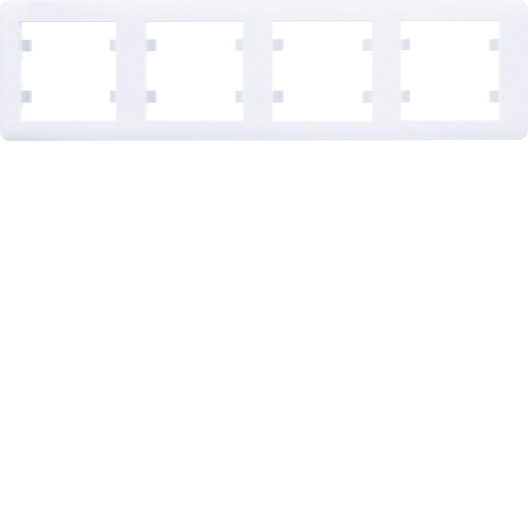 lumina soul Ramka 4-krotna pozioma, biały [25]