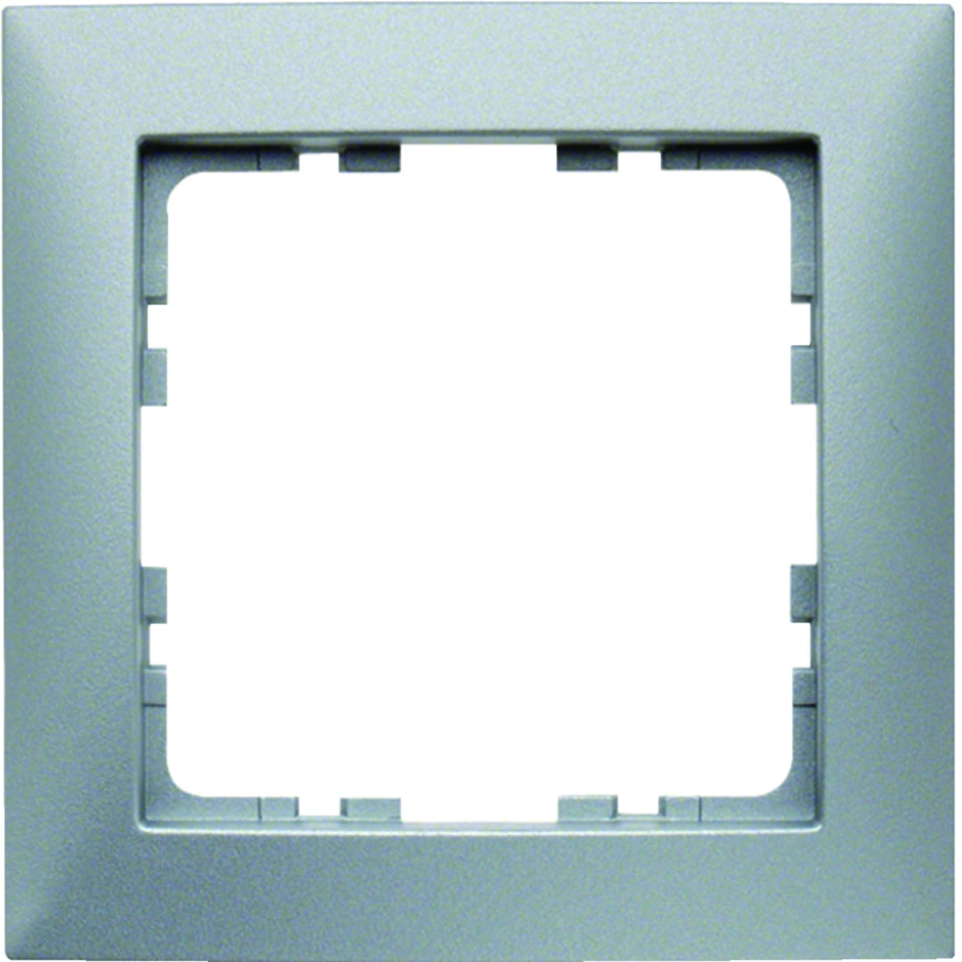 B.Kwadrat ramka 1-krotna, aluminium mat lakierowany [10]