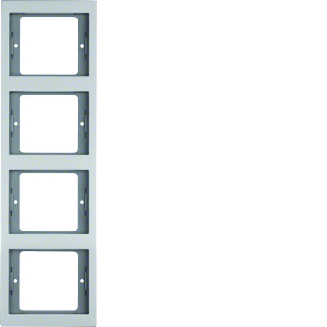 K.5 ramka 4-krotna pionowa, aluminium mat [2]