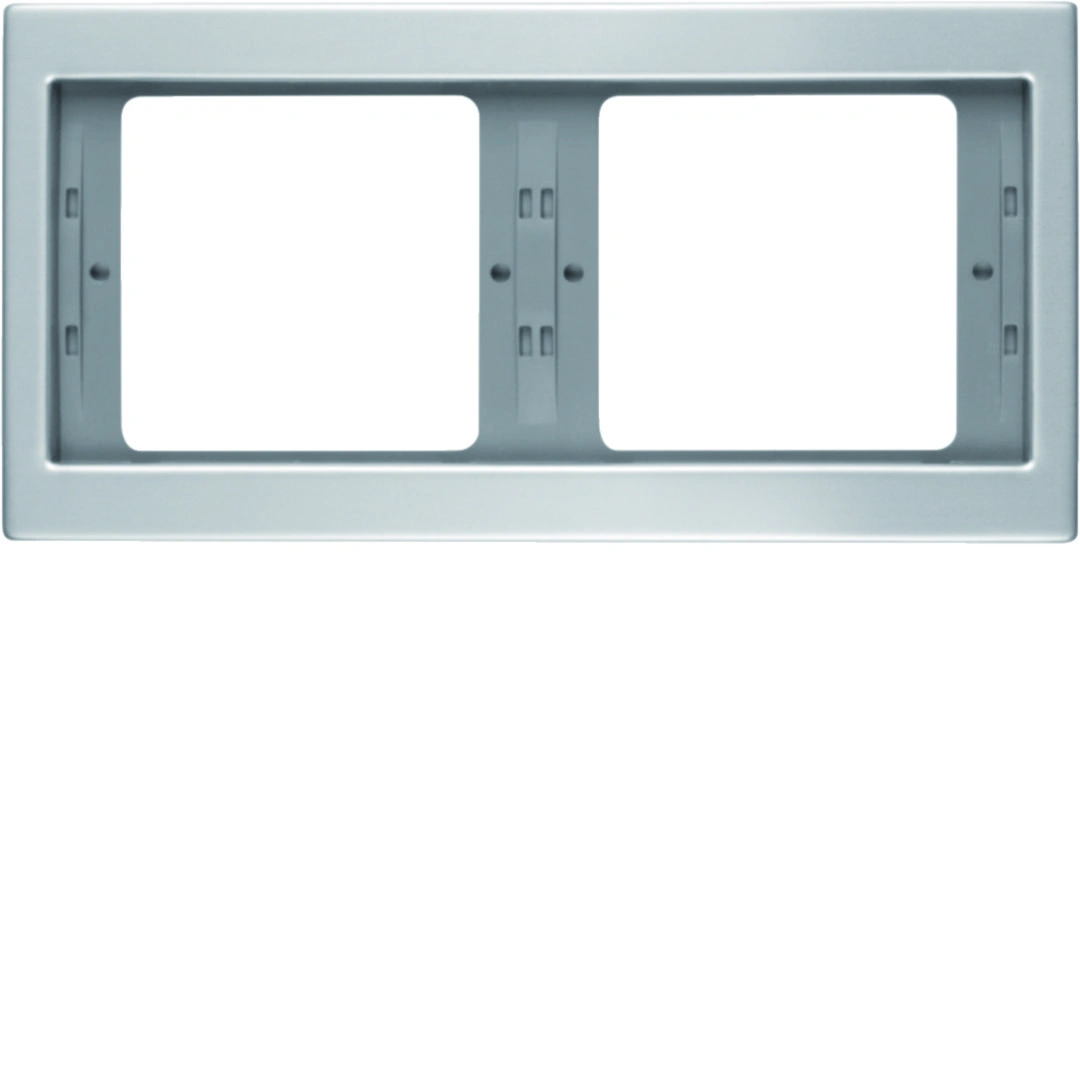 K.5 ramka 2-krotna pozioma, aluminium mat [2]