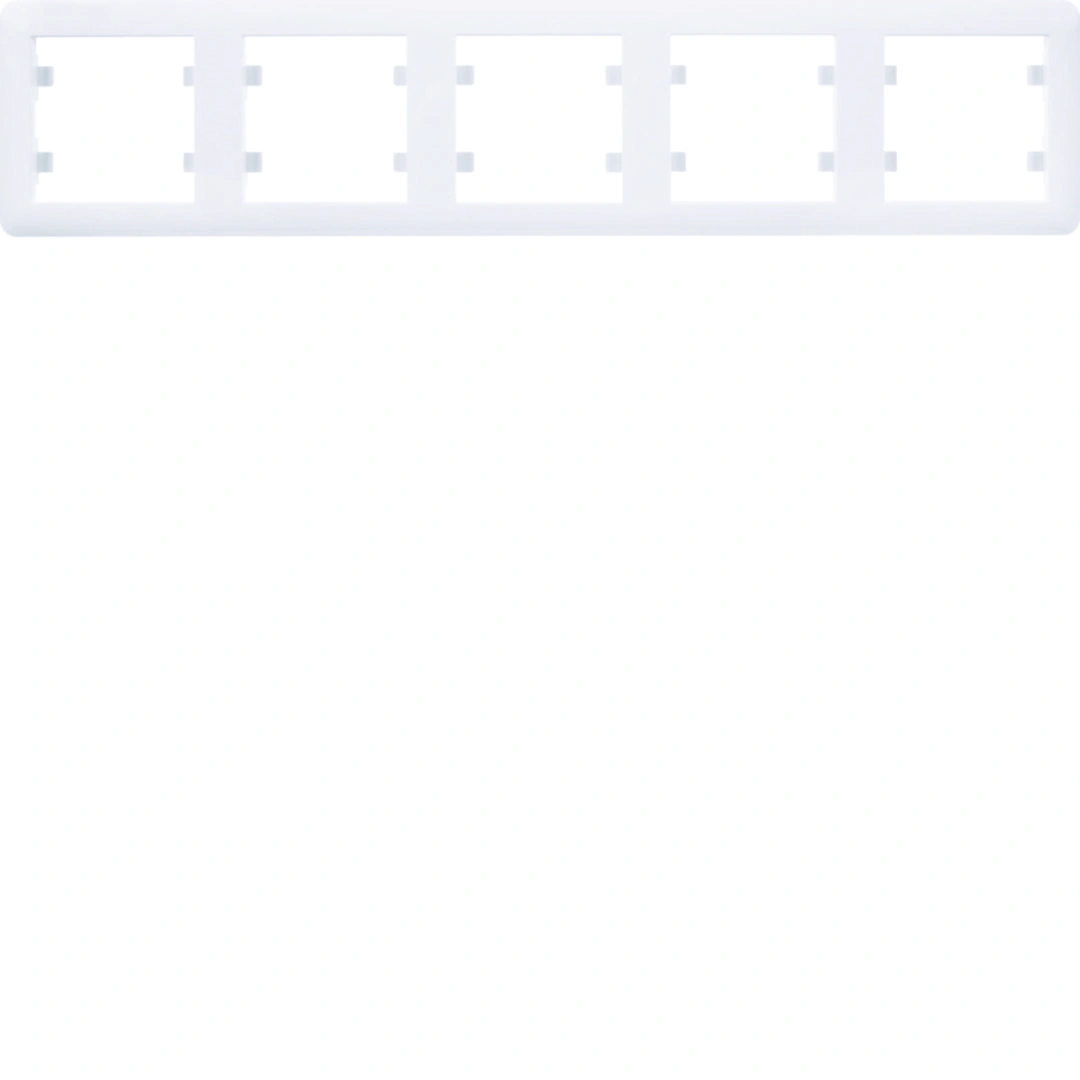 lumina soul ramka 5-krotna pozioma, biały [6]