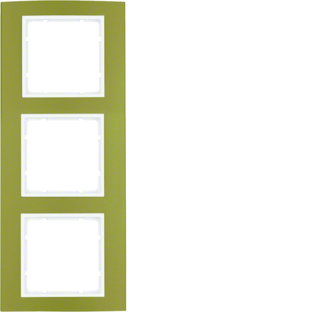 B.3 ramka 3-krotna, aluminium, złoty/biały [10]