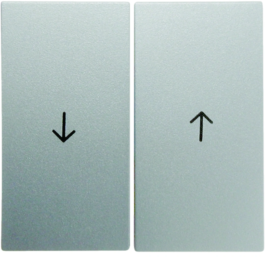 B.Kwadrat/B.7 Klawisze z symbolem "strzałka" do łącznika 2-klawiszowego, aluminium mat lakierowany [10]