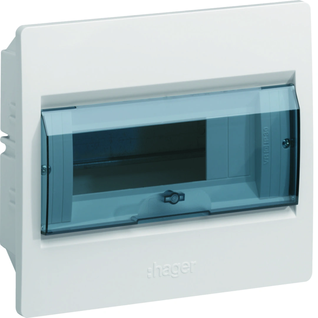 IC2 Rozdzielnica podtynkowa 1R/8M (1x8) IP40, drzwi transparentne [1]