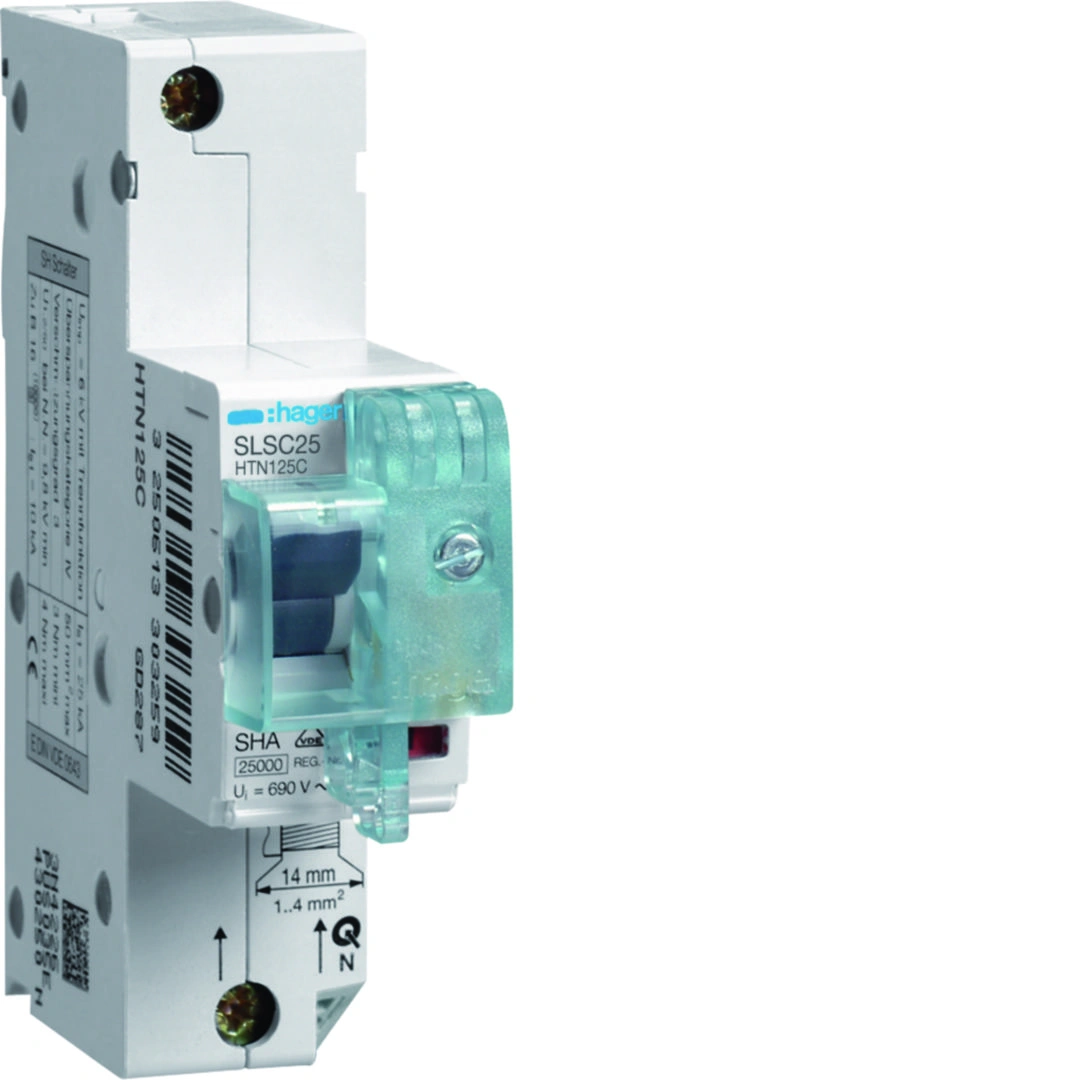 MCB SLS wyłącznik nadprądowy selektywny 1P Cs 25A TS35 [3]