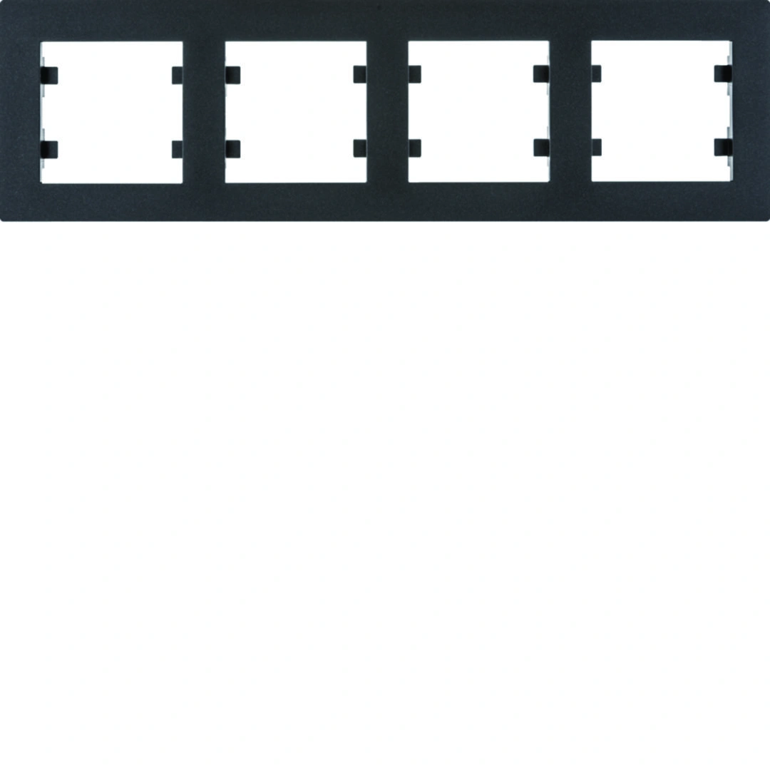 lumina intense ramka 4-krotna pozioma, czarny [25]