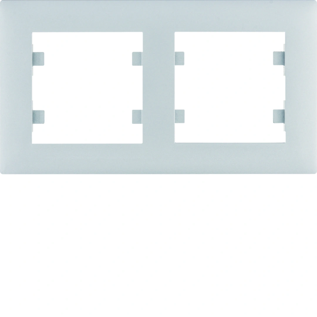 lumina intense ramka 2-krotna pozioma, srebrny [25]