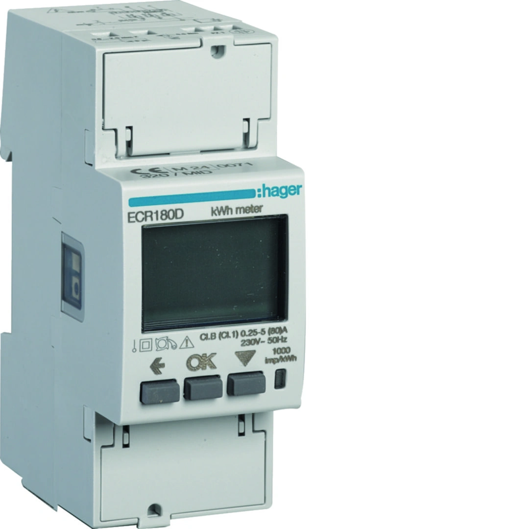 agardio.measure Licznik energii elektrycznej 1-fazowy, 80A 2M, Modbus, MID [1]