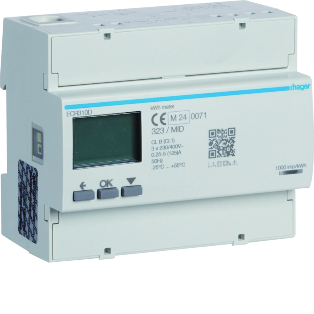 agardio.measure Licznik energii elektrycznej 3-fazowy, 125A 6M, Modbus, MID [1]