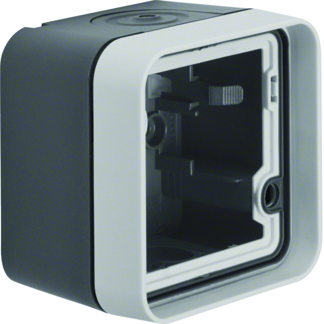 W.1 Adapter natynkowy 1-krotny, IP55, szary [10]