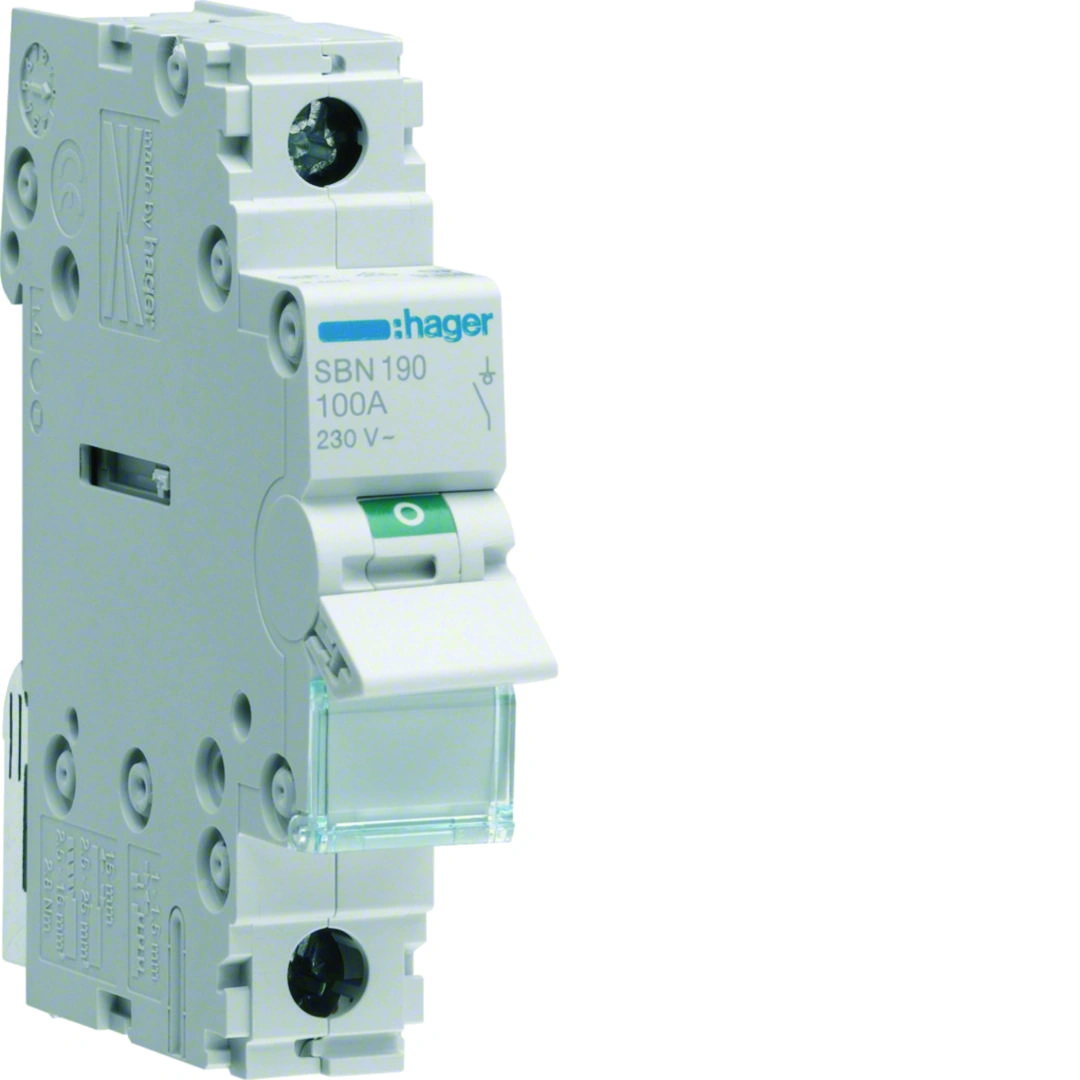 Modułowy rozłącznik izolacyjny 1P 100A 230VAC [1]