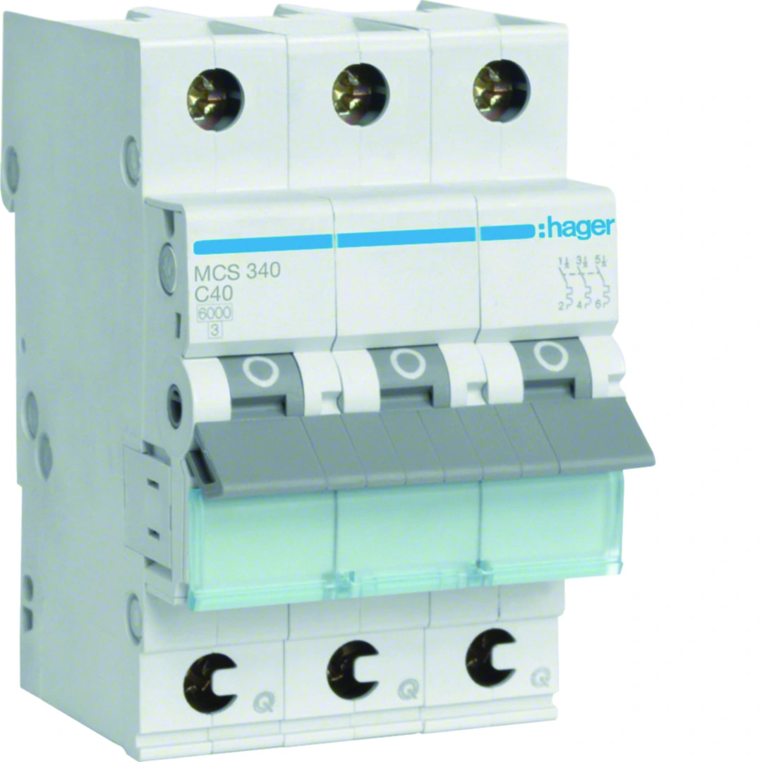 MCB wyłącznik nadprądowy 6kA 3P C 40A [4] QuickConnect