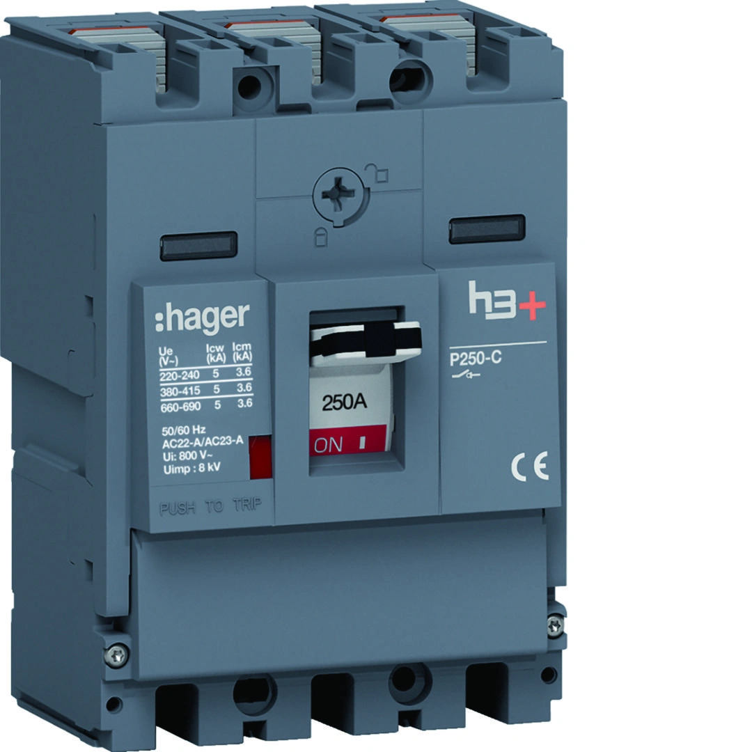 MCCB Rozłącznik mocy h3+ P250 3P 250A [1]