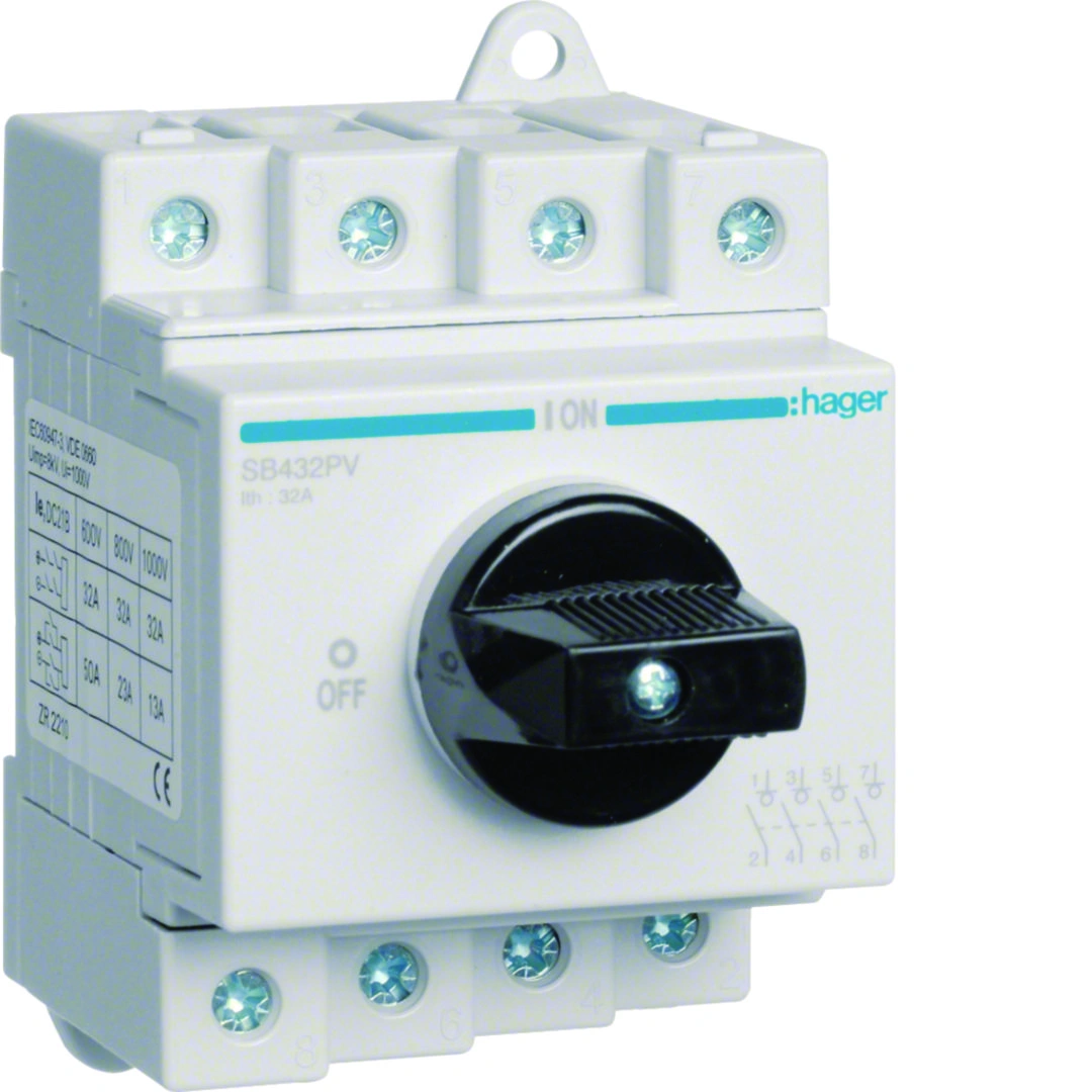 Modułowy rozłącznik izolacyjny do systemów fotowoltaicznych 4P 32A 1000V DC [1]