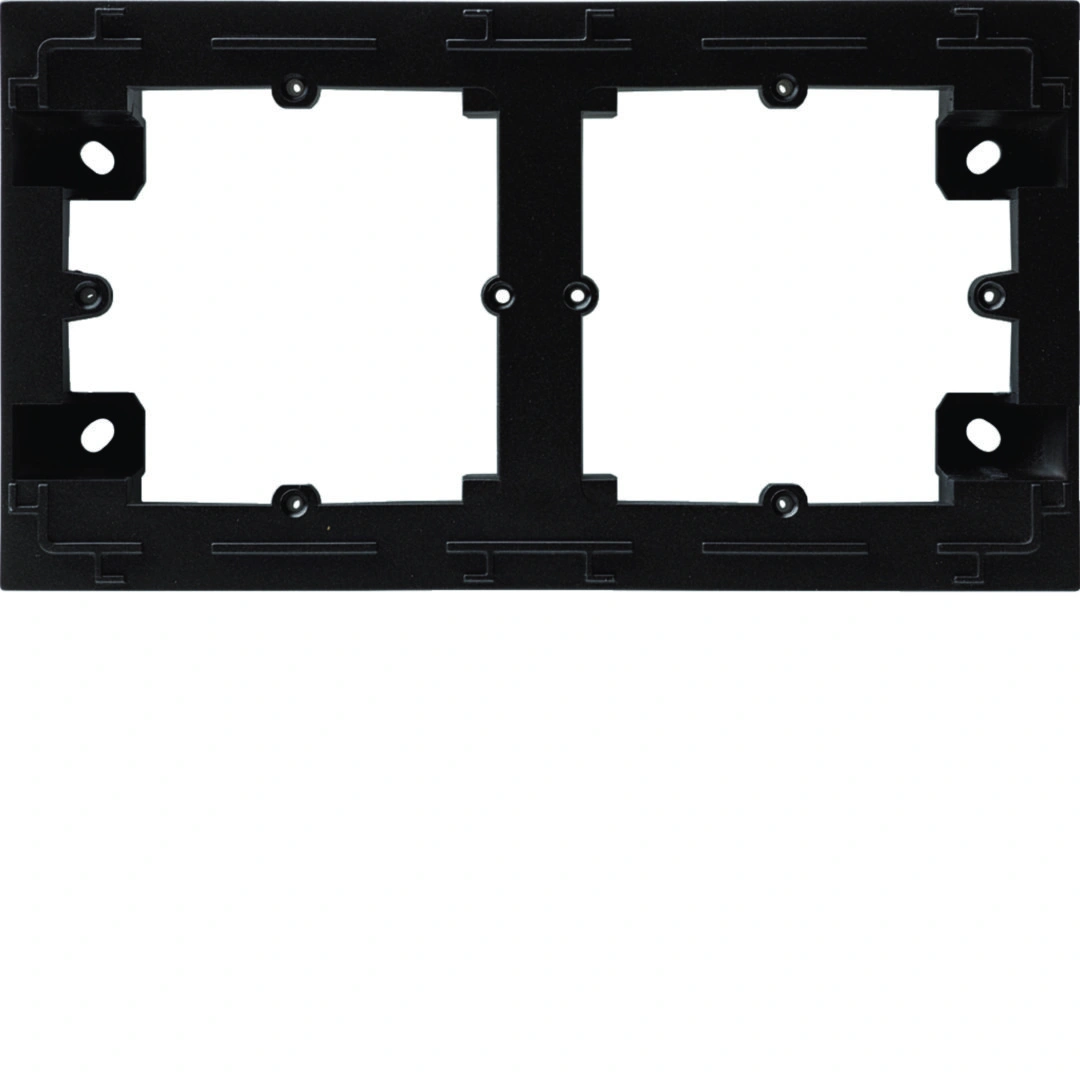 lumina intense Adapter natynkowy 2-krotny, czarny [6]