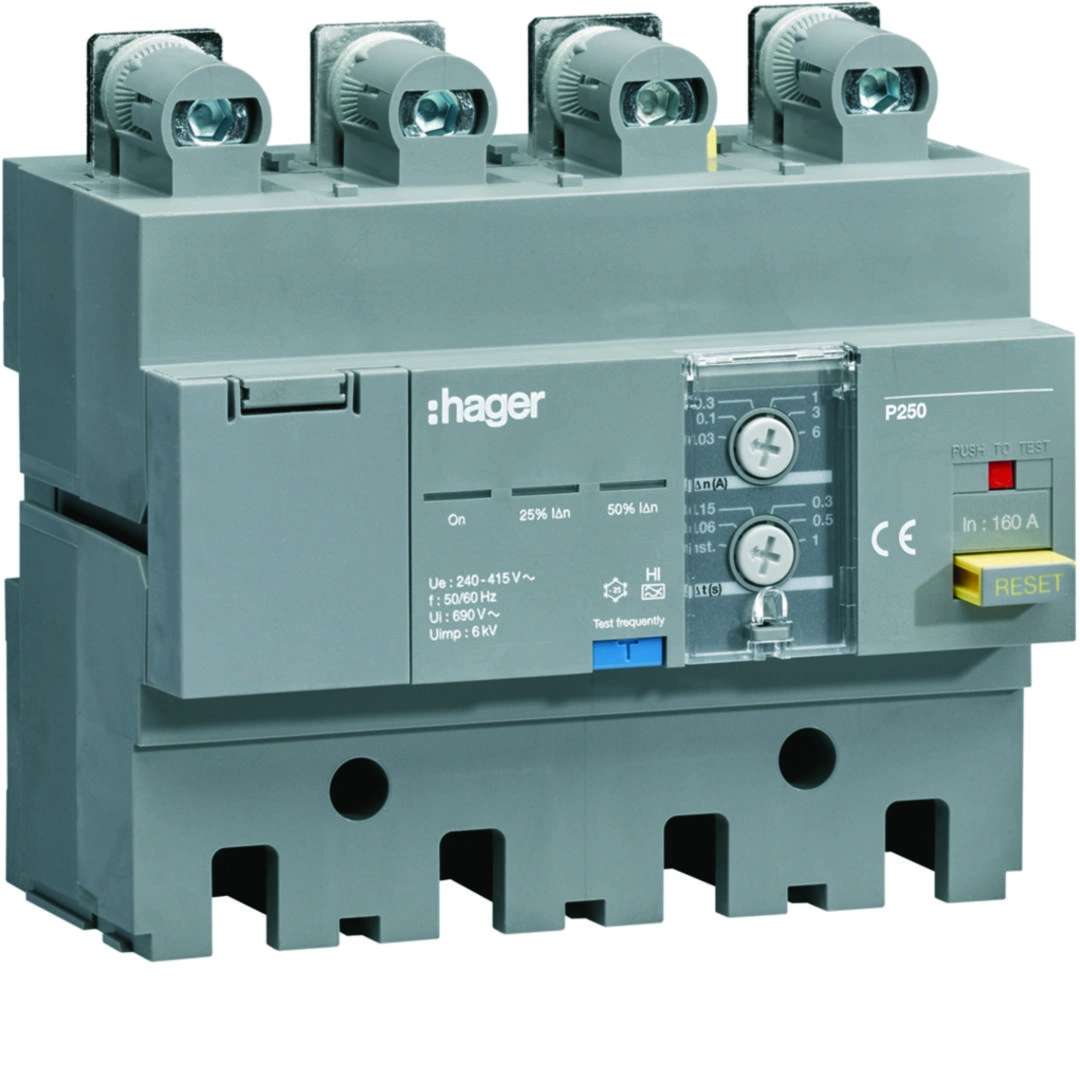 MCCB Blok RCD do P250 4P 160A Idn nastawny [1]