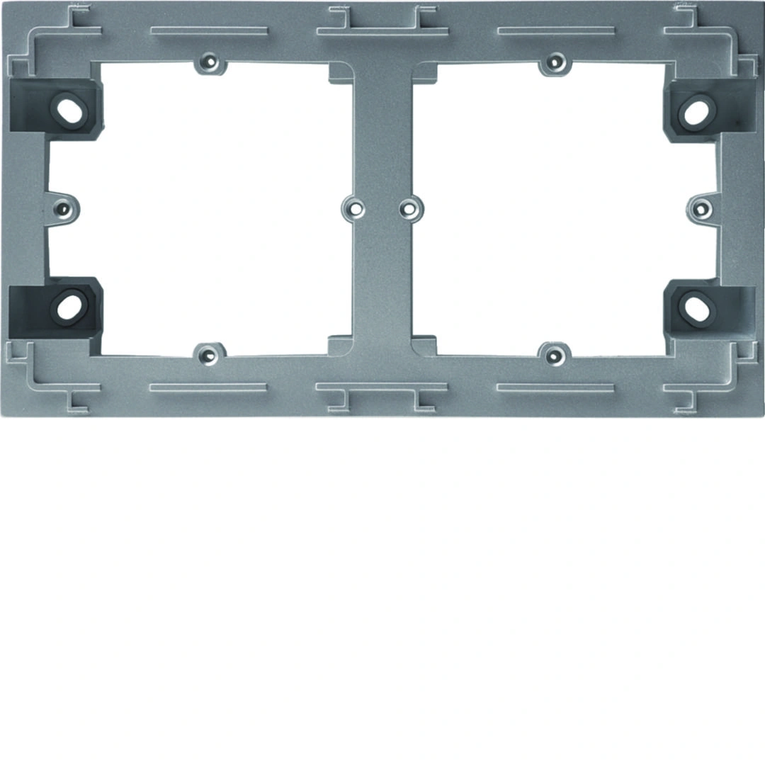 lumina intense Adapter natynkowy 2-krotny, srebrny [6]