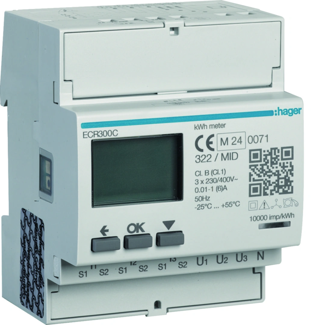 agardio.measure Licznik energii elektrycznej 3-fazowy, przekładnia 1-5A 4M, Modbus, MID [1]