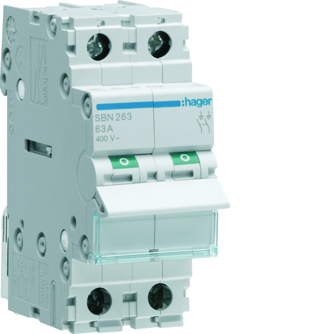 Modułowy rozłącznik izolacyjny 2P 63A 400VAC [1]