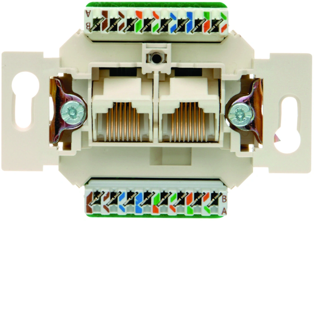 one.platform Mechanizm gniazda komputerowego UAE 2-krotne (RJ11, RJ12, RJ45) kat. 5e [1]