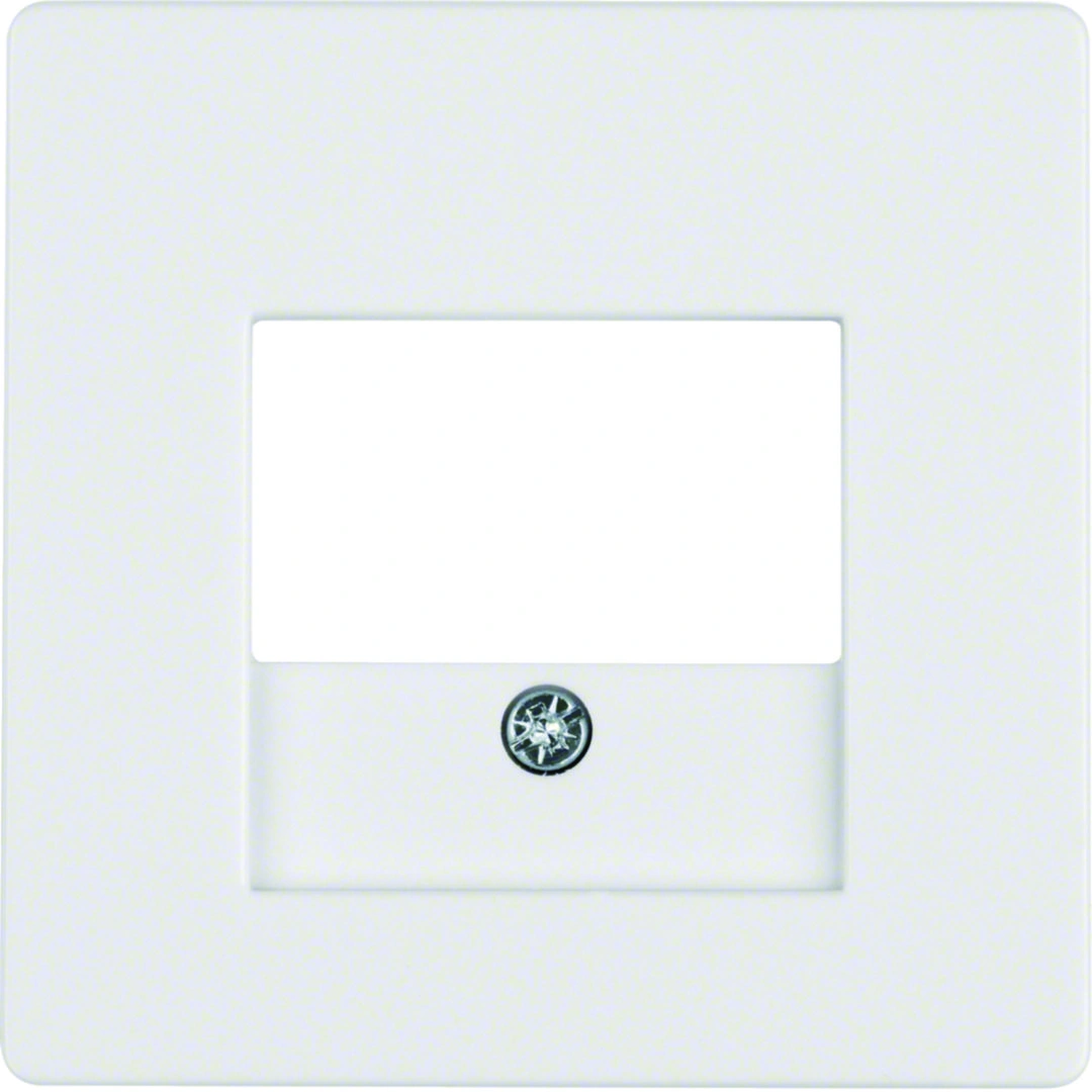 Q.x Płytka czołowa do gniazda głośnikowego i gniazda ładowania USB, biały aksamit [10]